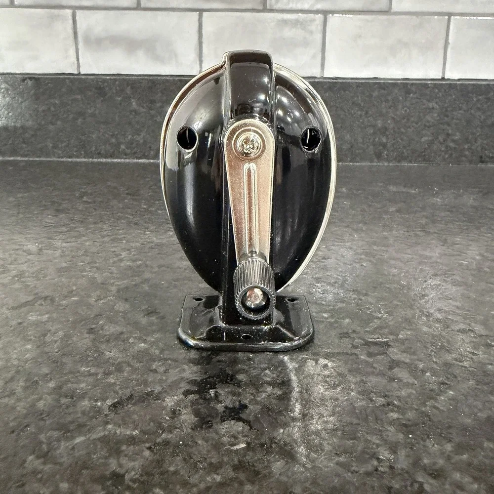 Pencil Sharpener Boston X-Acto KS Table Wall Mount Chrome School Hand Crank NOS